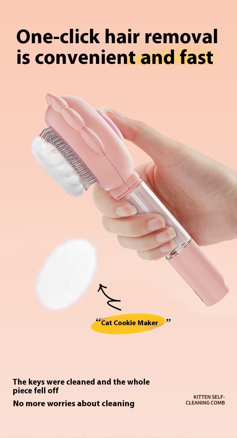 FurEase - 2-in-1 Self-Cleaning Pet Brush - view 4