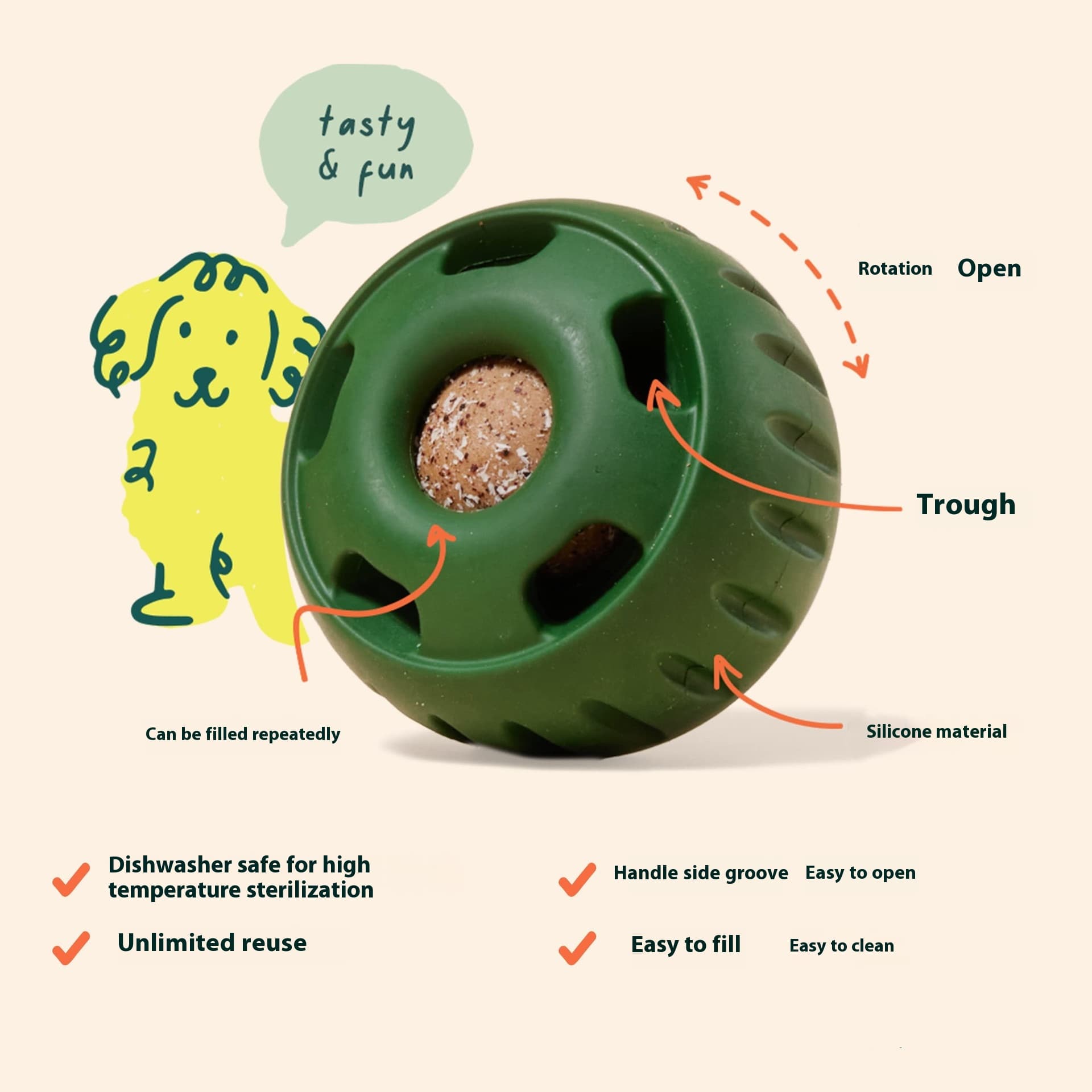 ChewSmart - Dog Slow Feeder Toy - view 3
